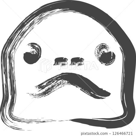 Brush-drawn animal icon: Turtle Brush-drawn animal icon: Turtle 126466721
