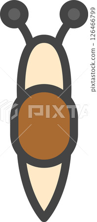 Color mini insect single icon snail Color mini insect single icon snail 126466799