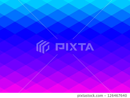 Simple geometric pattern background material〈blue and purple〉 Simple geometric pattern background material〈blue and purple〉 126467640