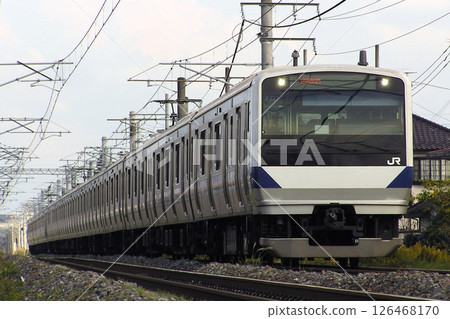 Joban Line E531 series train running on a dead section (first appearance) 126468170