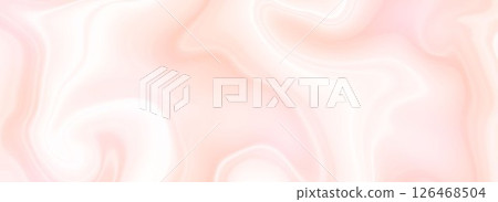 Pale pink marble texture background. Pastel rose geode pattern. Light blush liquid watercolor gradient wallpaper. Fluid wavy marble design template for wedding invitation, banner, poster. Vector 126468504