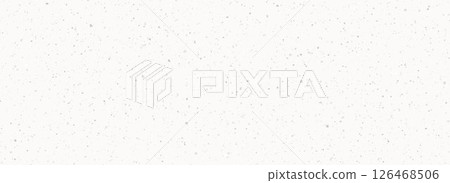White grey stone texture background. Noise concrete or cement overlay. Light grayish grunge speckles and particles pattern. Vector scattered specks plaster backdrop for poster, brochure, wallpaper 126468506
