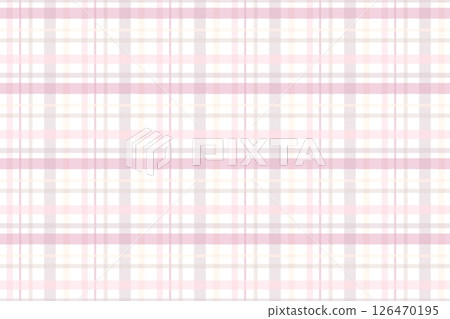 Spring pink cute check pattern Spring pink cute check pattern 126470195