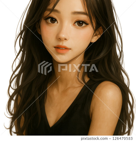 Beautiful woman illustration Beautiful woman illustration 126470583