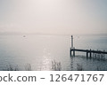 Lake Biwa before dusk 126471767