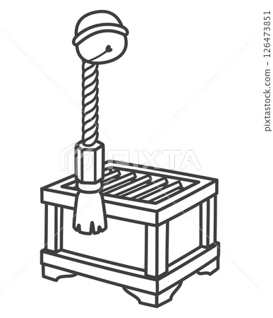 供品盒和鈴鐺 126473851