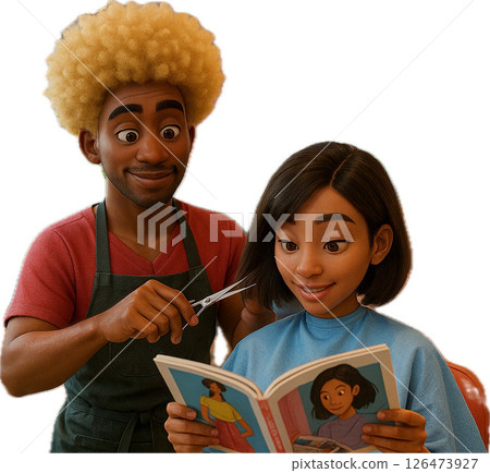 Haircut scene 126473927