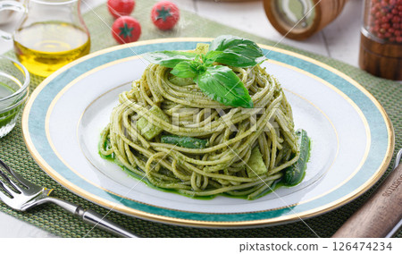 Genovese pasta Genovese pasta 126474234