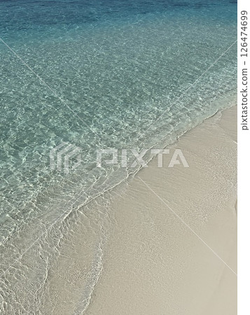 White sand beach White sand beach 126474699