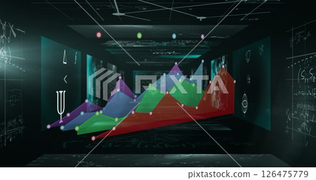 Image of data processing over statistics Image of data processing over statistics 126475779