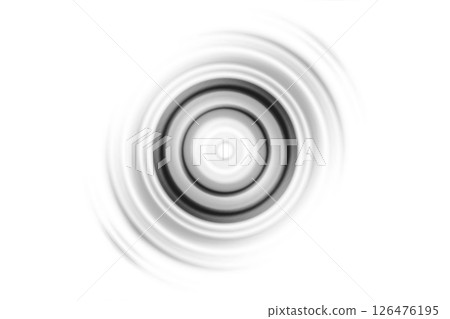 Blurred, abstract black vortex, circle spin on white background Blurred, abstract black vortex, circle spin on white background 126476195