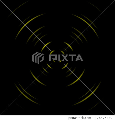 Abstract yellow wireless network symbol on black background Abstract yellow wireless network symbol on black background 126476479
