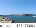 Fishing Port and Blue Sea View 126476601