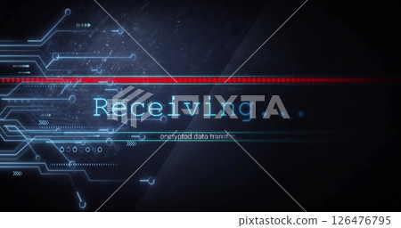 Image of data processing over connections Image of data processing over connections 126476795