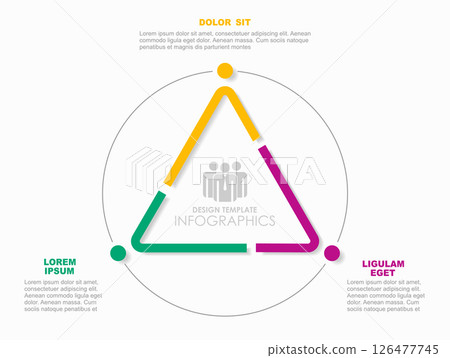 Infographic design template with place for your data. Vector illustration. Infographic design template with place for your data. Vector illustration. 126477745