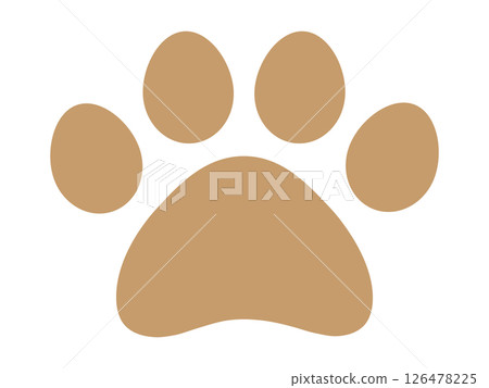 Animal paw icon (dog, cat, etc.) Animal paw icon (dog, cat, etc.) 126478225
