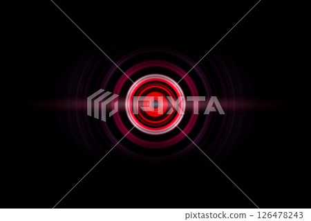 Abstract color light circle with sound waves oscillating, technology background Abstract color light circle with sound waves oscillating, technology background 126478243