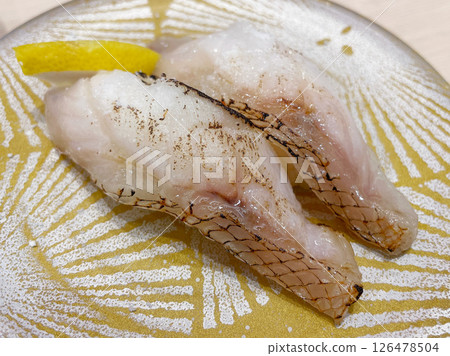 Grilled Kinki Sushi 126478504