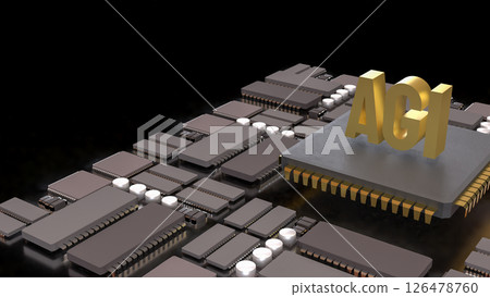 The AGI stands for Artificial General Intelligence technology concept 3d Rendering. The AGI stands for Artificial General Intelligence technology concept 3d Rendering. 126478760
