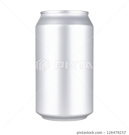 soda can on white background 126479237