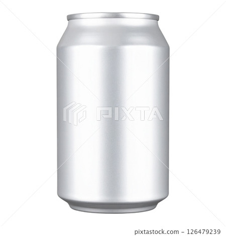 soda can on white background 126479239