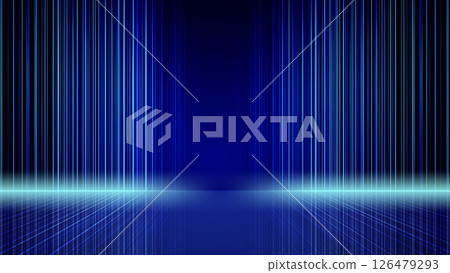 atmospheric and simple technology blue line technology background 126479293