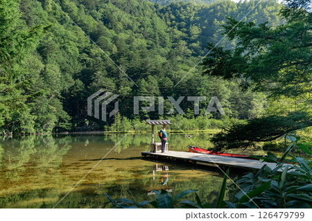 <Nagano> The magnificent view of Kamikochi: Okumiya Shrine 126479799