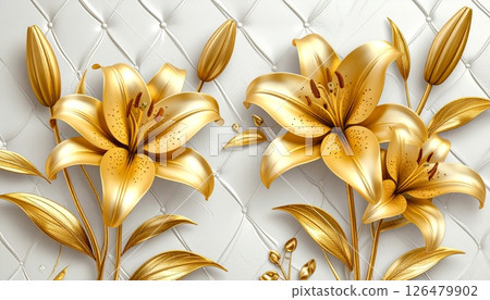 Golden tropical frangipani blossoms on sandy beach, a beautiful yellow bloom reflecting summer's beauty and exotic Hawaiian flora 126479902