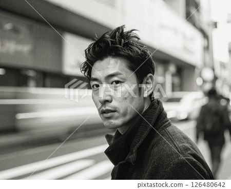 Street Snap Male Portrait 126480642