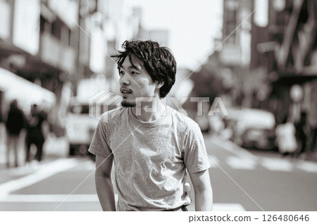 Street Snap Male Portrait 126480646