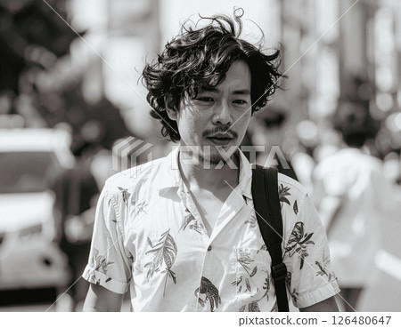 Street Snap Male Portrait 126480647