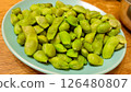 煮熟的毛豆 126480807