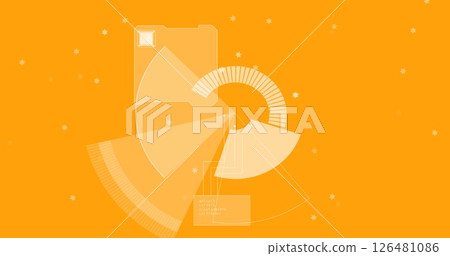 Image of data processing and scope scanning over white spots 126481086