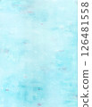 水彩背景，藍色，淺藍色，繪圖紙上的抽象畫（垂直） 126481558