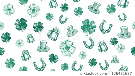clover, leaf, vector 126481687