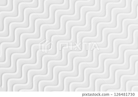 Abstract wavy pattern white line, paper card, metal cutting, engraving, carving, framework, 3d rendering Abstract wavy pattern white line, paper card, metal cutting, engraving, carving, framework, 3d rendering 126481730