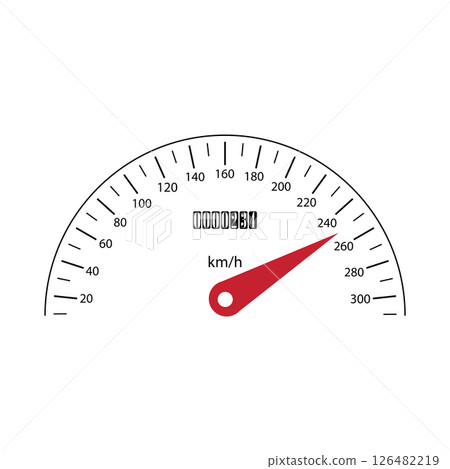 Speedometer vector illustration icon design 126482219