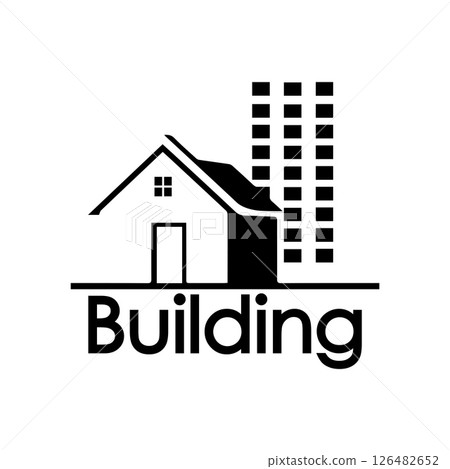 Construction Logo Vector Design Icon Graphic 126482652