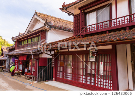 Okayama Prefecture: Fukiya Furusato Village - Red Streets Okayama Prefecture: Fukiya Furusato Village - Red Streets 126483066