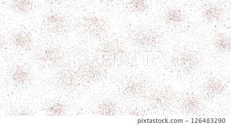 Piles of red grainy chilli powder seamless pattern on white bg top view 126483290
