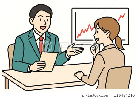 Investment sales scene 126484210