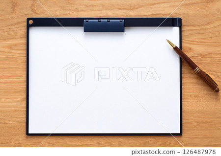 Binder and ballpoint pen 126487978