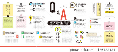 簡單又容易使用!問答創意材料集/顏色(標題、標題、處理、版面、 簡單又容易使用!問答創意材料集/顏色(標題、標題、處理、版面、 126488484