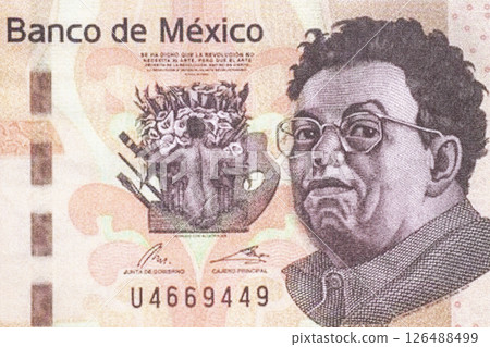 Diego Rivera Portrait from Mexico 500 Pesos 2010 Banknotes Diego Rivera Portrait from Mexico 500 Pesos 2010 Banknotes 126488499