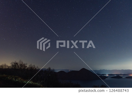 洞爺湖與星空 洞爺湖與星空 126488743