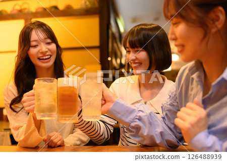 Cheers with all my female friends! 126488939