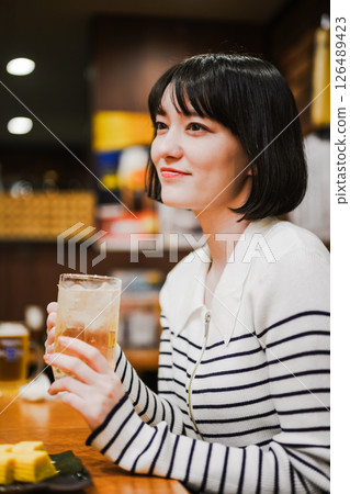 A scene at an izakaya 126489423