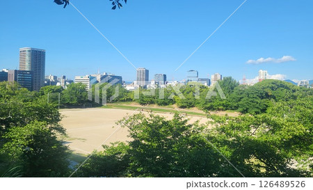 View of Fukuoka city from Maizuru Park① 126489526