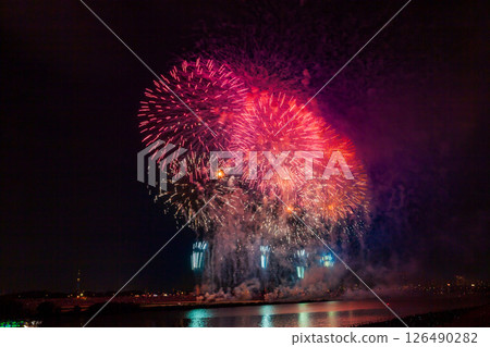 Edogawa Fireworks Festival Kanto Edogawa Fireworks Festival Kanto 126490282