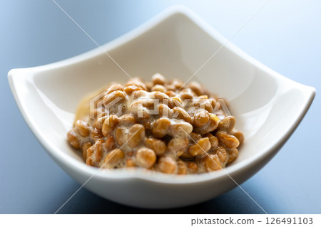 Natto in a small bowl Natto in a small bowl 126491103